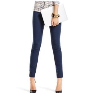 Cabi Tiffany Women's Dress Pant Navy #292 preppy Size 8 Office skinny Workwear